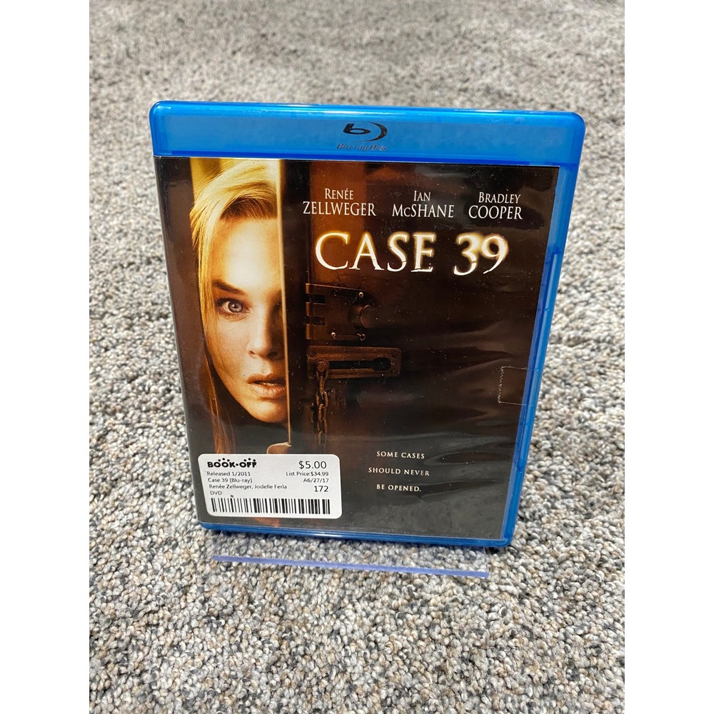 Paramount Case 39 Blu-ray Movie Unisex OS Blue Excellent Horror Thriller Film